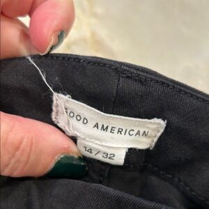 Good American black Good Legs jeans. Like new size 14. Can fit 12-16